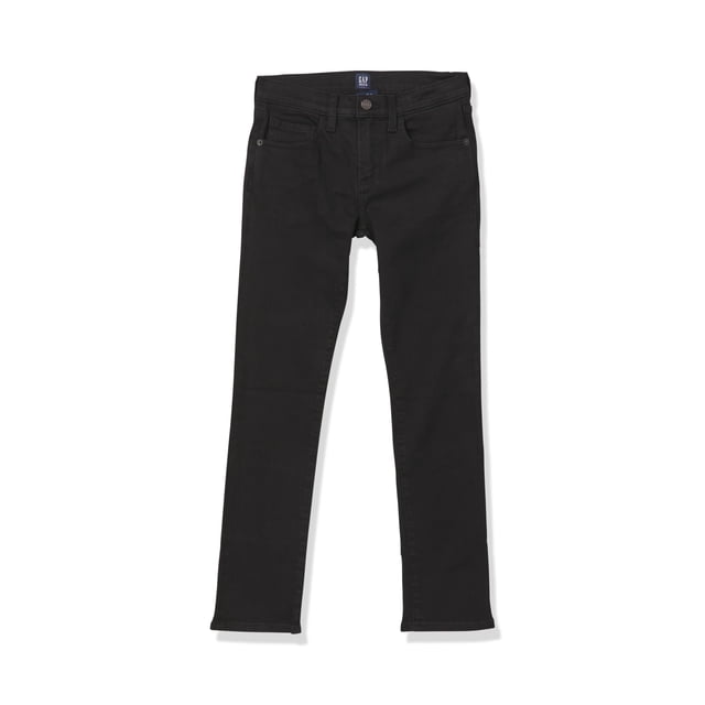Jeans Skinny Fit GAP Niño Talla 14 Negro Verdadero