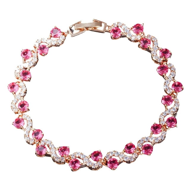 Sonducket de mujer cobre brillante exquisita mano muñeca joyería hebilla boda vacaciones brazalete artesanía decoración de moda Ropa, zapatos y accesorios Miscelánea Rojo Sonducket AP015300-01