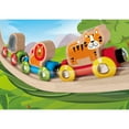 thumbnail image 7 of Hape: Jungle Journey Train - 3 Magnetic Linking Toy Trains, 3 Wooden Animal Figures Ride The Brightly Colored Train, Toddlers & Kids 18 Months+, 7 of 7
