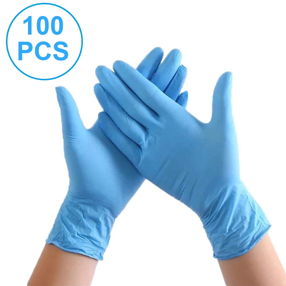 Nitrile Disposable Gloves, Latex Free, PowderFree Exam Gloves Large
