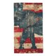 thumbnail image 1 of Balery Vintage American Flag Elephant Toalla de Microfibra Premium con Estampado – 27.5x16 pulgadas, Alta Absorción, Suave y Aterciopelada, Secado Rápido, 1 of 6