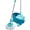 Clean Twist 2.0 Mobile, variant on Clean Twist Spin Mop and Bucket Set with Rollers | Telescopic Handle, 360? Joint, Spin-Dry System | Easy Glide Wheels | Blue