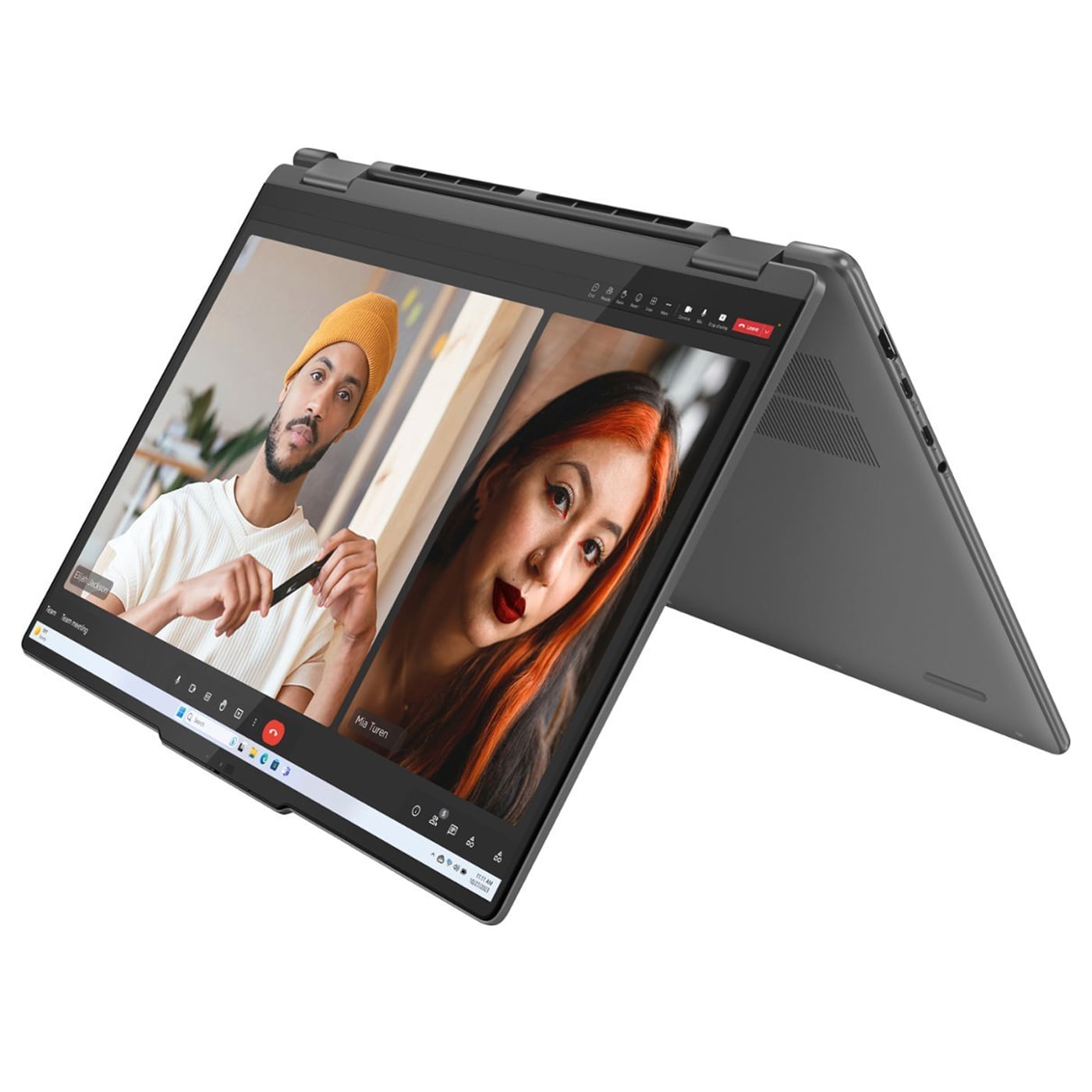 Lenovo Yoga 7i 2-in-1 Laptop, 16" 2K Touchscreen, Core Ultra 5 125U (beats i7-1355U), 16GB LPDDR5X, 512GB SSD, 300 nits, Backlit, TB4, HDMI 2.1, FP, WiFi 6E, Webcam, Mytrix Portable Stand, Win 11 Pro
