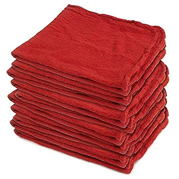 Buffalo Industries 62000 14 x 14 Red Shop Towel Pack of 500