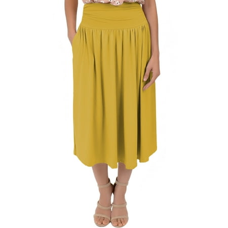 3x midi mustard pocket skirt yellow plus dialog displays option button additional opens zoom