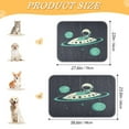 thumbnail image 3 of Pet Cooling Pad Foldable Self Cooling Mat Breathable Pet Cushion Sleep Pad for Dogs and Cats A Cute Little Astronaut M, 3 of 9