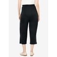 thumbnail image 2 of Woman Within Plus Size 7-Day Elastic-Waist Stretchy Knit Capri, 2 of 6