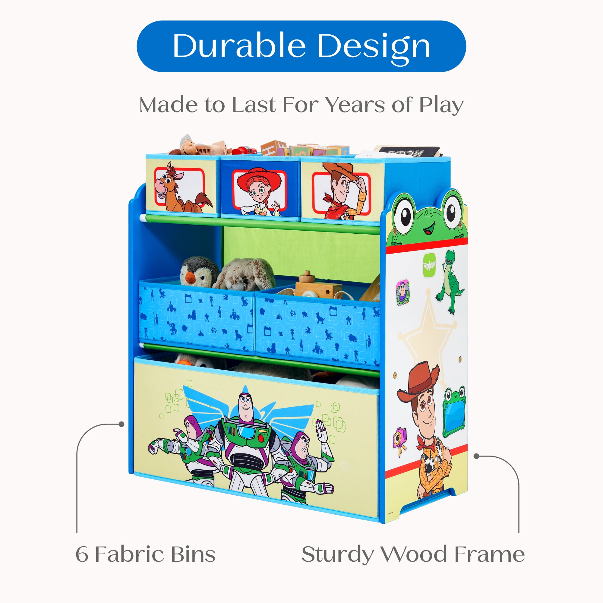 Toy Story Design & Store 6 Bin Toy Storage Organizer by Delta Children