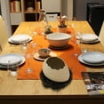 thumbnail image 4 of Unique Eggshell Shaped Ceramic Serving Bowl With Woven Rattan Base For Elegant Dining Table And Display, 4 of 6