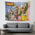 thumbnail image 6 of Tapestry for Super Smash Bros wall hanging Bedroom Dorm Wall Art Funny Backgrounds Banner Party Poster Decorations Kids Girls Teens Gifts Funny 40×60 inch, 6 of 7