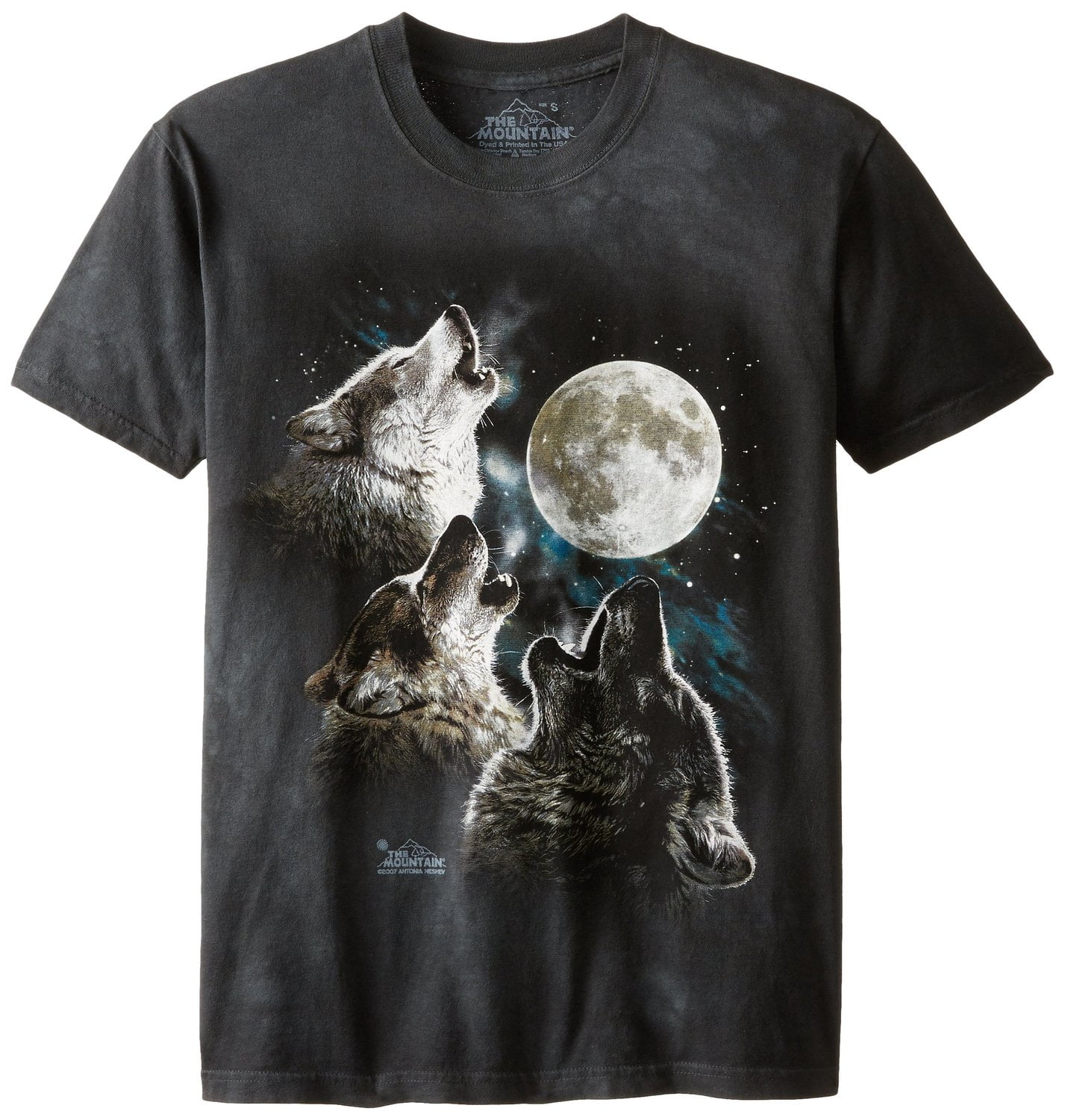 The Mountain - The Mountain's Three Wolf Moon T-Shirt - Walmart.com ...