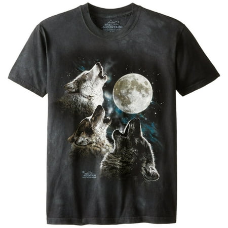 The Mountain - The Mountain's Three Wolf Moon T-Shirt - Walmart.com