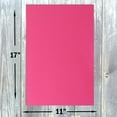 thumbnail image 2 of Hamilco Colored Cardstock Paper 11" x 17" Fuchsia Pink Color Card Stock Paper 50 Pack, 2 of 6