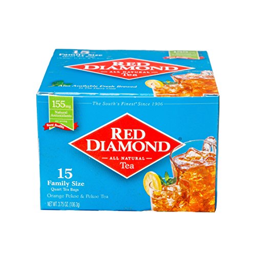Red Diamond Iced Tea Bags Family Sized Tea Bags Delicious and