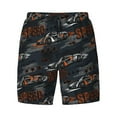 thumbnail image 4 of Lsque Mens Swim Trunks Cool Sports Car Pattern - Bathing Suit Compression Liner - Beach Swim Shorts Swimwear - (S-3XL) - Stretch Quick Dry -Medium, 4 of 9