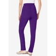 thumbnail image 2 of Woman Within Plus Size Petite Knit Hassle-Free Pull-On Elastic-Waist Pants, 2 of 5