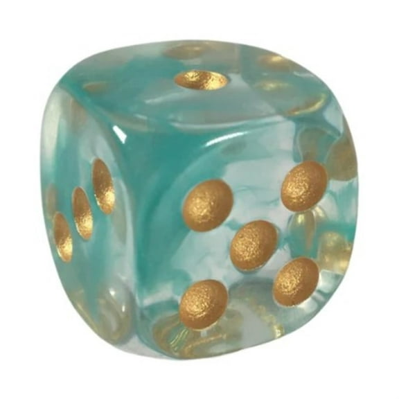 Role 4 Initiative d6 18mm Atlantis w/Gold (12)