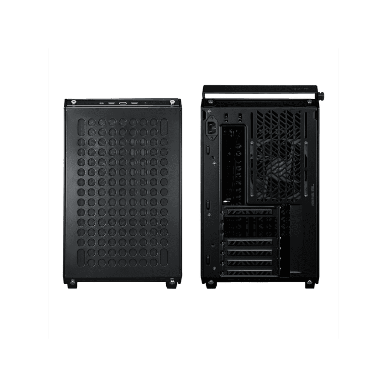Cooler Master QUBE 500 Flatpack Black Small High Airflow Mid-Tower ATX Customizable Gaming PC Case, Tempered Glass, Vertical GPU Mount, USB-C, Cooler Master QUBE 500 Flatpack Black Small High Airflow Mid-Tower ATX Customizable Gaming PC Case, Tempered Glass, Vertical GPU Mount, USB-C,