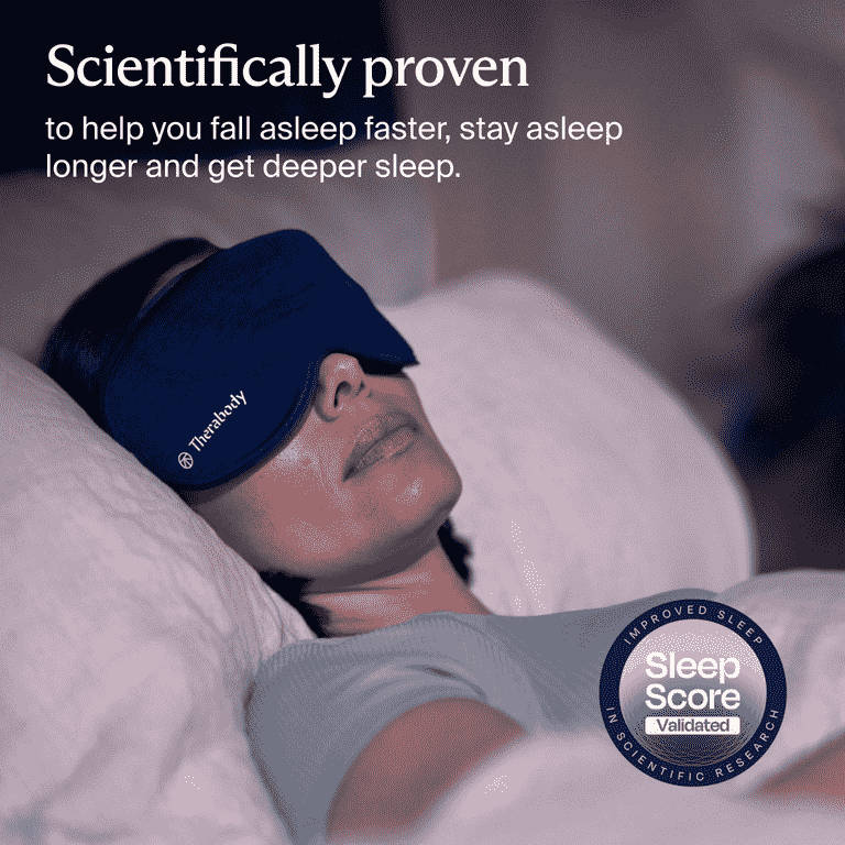 【ワイミ】TherabodySleepMask Therabody SleepMask - Ultra-Comfortable, 100% Blackout Eye