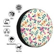thumbnail image 5 of Balery Cute Flowertire Cover Waterproof Dust-Proof, Universal Spare Wheel Tire Cover For Trailer, Rv, Suv Truck And Vehicle Camper Accessories-17 Inch, 5 of 9