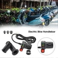 thumbnail image 3 of 36/48V Electric Bike Throttle with Switch Power Display Self-locking Mountain Bike Speed Control Handle Bar Bike Accessories, 3 of 5