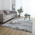 thumbnail image 1 of Shaggy Fluffy Rugs Color Gradient Anti Skid Area Rug Dining Room Carpet Bedroom Floor Mat, 1 of 4