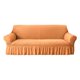 thumbnail image 3 of Yhmxh Funda elástica antideslizante para sofá, lavable, para sofá cama, fácil de colocar, con borde elástico y faldón, reutilizable y a prueba de polvo para sofás de 1 a 4 plazas., 3 of 6