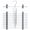 White, variant on Mawa Pant Non-Slip Hanger with Clips (Set of 10)