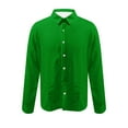 thumbnail image 4 of Mens Shirts Under $5.00 Button Up Long Sleeve Casual And Comfortable Collar Printed Top Shirt, 4 of 5