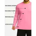 thumbnail image 5 of Mens High Visibility Athletic Workout Swim Shirt UPF50+Sun T-Shirt for Men Atharv Neon Pink (M), 5 of 5