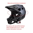 thumbnail image 4 of Casco de bicicleta de cara completa, casco de bicicleta transpirable para montar en scooter y desplazarse Largo 59cm a 61cm, 4 of 8
