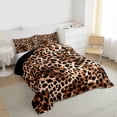 thumbnail image 3 of Castle Fairy Leopard Print Twin Comforter Sets,Cheetah Print Bedding Set, 3 of 7