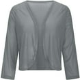 thumbnail image 2 of WOYY Girls Shiny Formal Party Blazer Glitter Dressy Cardigan Suit Jacket, Sizes 4-14, 2 of 6