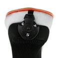 thumbnail image 4 of 2x Golf Hybrid UT Club Head Cover Headcover con Etiqueta Numérica Naranja + Rojo Sunnimix Headcover del palo de golf, 4 of 8