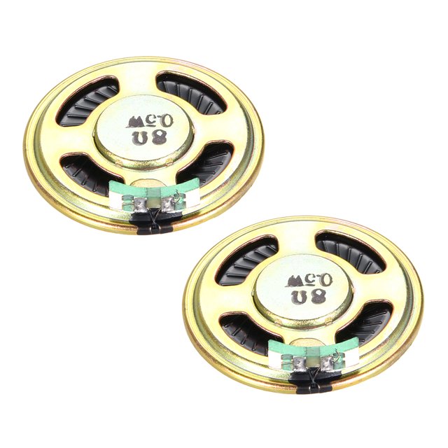 Unique Bargains Haut-Parleur Rond 0.5 W 8 Ohms 40mm pour Audio DIY 2 Pcs
