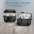 thumbnail image 4 of MaxjoyTPU Case Cover for AirPods Pro Premium Silicone Case for Airpods Pro1st Gen [2019] Case-Front Led Visible Lock Keychain&Storage Bag-Black, 4 of 8