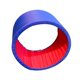 thumbnail image 2 of Accesorios De Juego De Círculo De Arrastre Rueda Rodante Al Aire Libre Para Fiesta De Carnaval De Cumplea?os Azul, 2 of 8