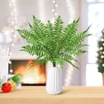 thumbnail image 5 of Pklyzj 15Pcs Artificial Pine Branches, Green Faux Pine Stems Christmas Plants Pines Needles DIY Accessories for Xmas Wreath Garland Home Decorations, 5 of 7