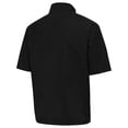 thumbnail image 3 of Men's Antigua Black New York City FC Brisk Short Sleeve Quarter-Zip Windshirt, 3 of 3