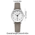 thumbnail image 3 of Men’s Openwork Quartz Watch – Fashion Alloy Case Leather Strap Business Casual Wristwatch, Lightweight Elegant Analog Timepiece for Daily Wear, 3 of 6