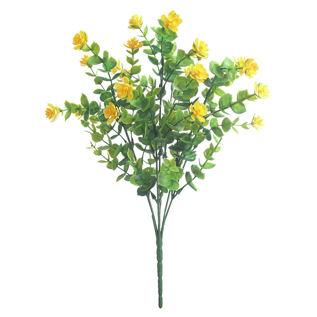 Artificial Plastic Fake Flower Floral Bouquet Office Home Wedding Outdoor Decor 
