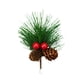 thumbnail image 2 of ¡Ofertas de Navidad! Adornos navideños Bixock de 8,5 cm (3,34 pulgadas). Ramas artificiales, agujas de pino, bayas y estróbilo. Ideales para decorar tu escritorio., 2 of 5