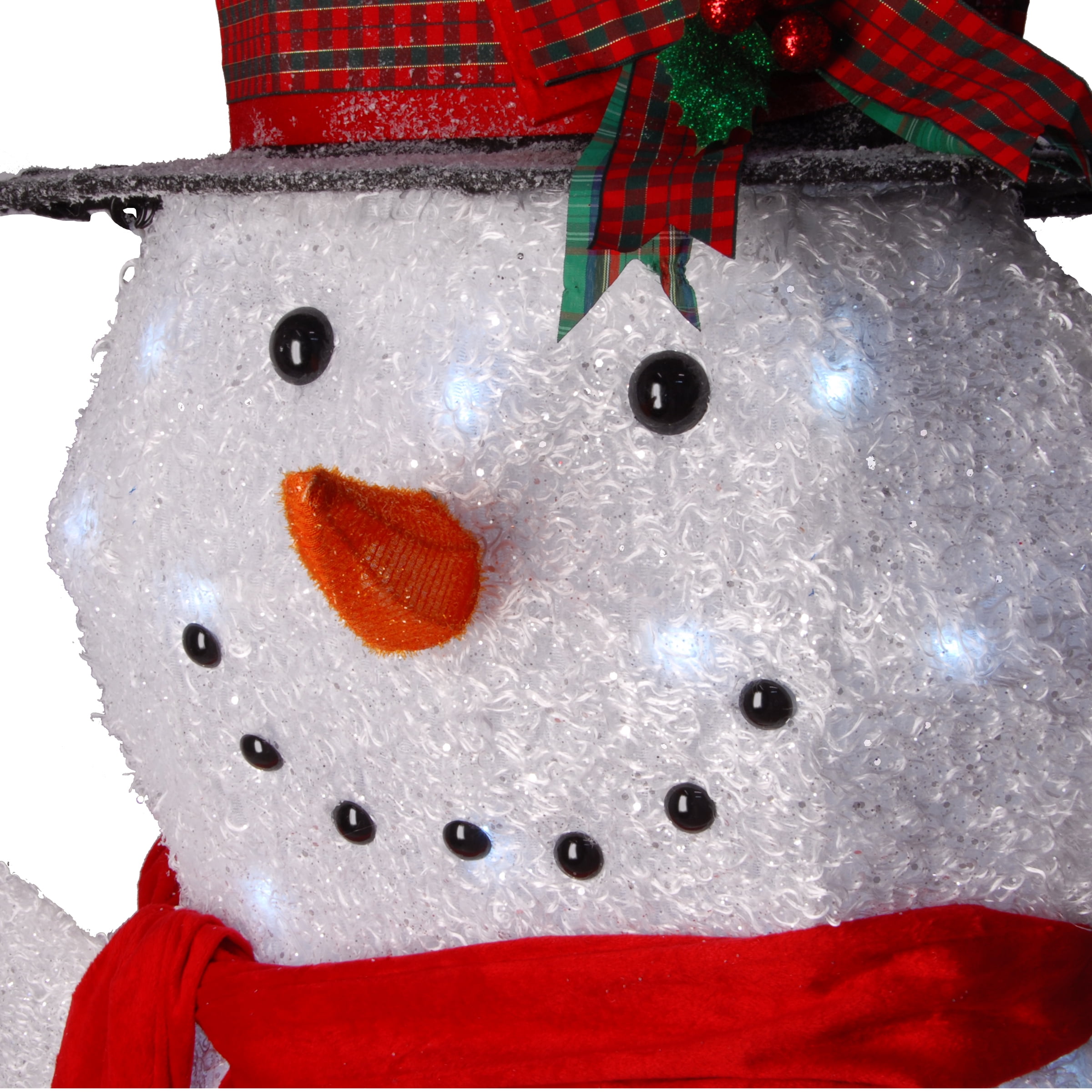 LED Snowman White with 72\
