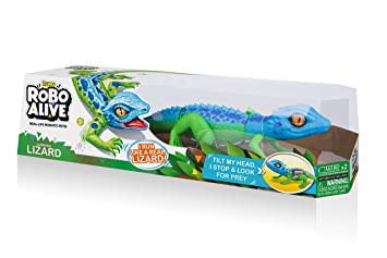 Tobar Zuru Robo Alive Lizard Blue 