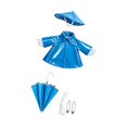 thumbnail image 4 of Divertido traje de ganso con impermeable que se ajusta a una estatua de 23 pulgadas. Accesorios de disfraz para el hogar. Azul, 4 of 8