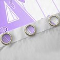 thumbnail image 4 of Castle Fairy Monogrammed Letter A Blackout Curtains Set of 2 (52x84 Each) for Teens Boys Girls,Kawaii Bow Window Curtains,Geometric Stripes Curtains and Drapes,Super Cozy Room Decor, 4 of 6