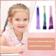 thumbnail image 5 of Extensiones de cabello para niñas, pelucas trenzadas coloridas, diademas de cola de caballo, bandas de goma, accesorios para el cabello, 3 uds., 5 of 6