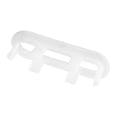 thumbnail image 4 of 8Pack 47.8x13.6mm Sink Trim Overflow Cover Rings Oval Hole Insert in Caps White, 4 of 5