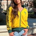 thumbnail image 7 of Womens Zip Up Sweatshirts Jackets Brazil Graphic Long Sleeve Casual Loose Aesthetic Trendy Outwear with Pockets, 7 of 7