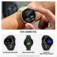 thumbnail image 5 of Garmin Venu 4®, 41mm, Advanced Health and Fitness GPS Smartwatch, Bright and Colorful Display, Built-In Flashlight, 10 Days of Battery Life, Slate with Black Silicone Band, 5 of 7